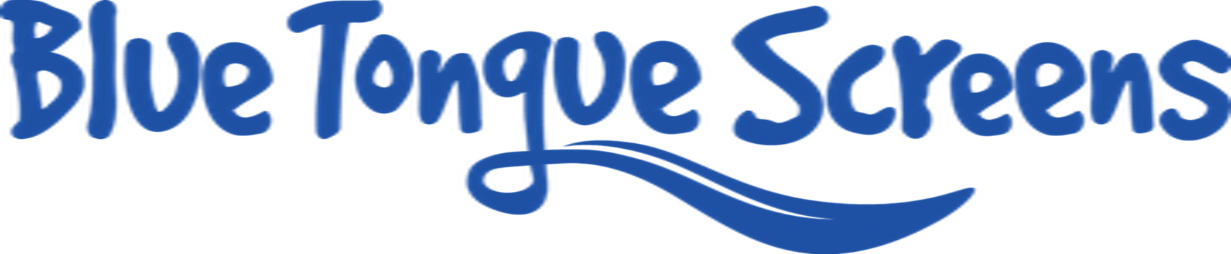 Blue Tongue Screens Logo